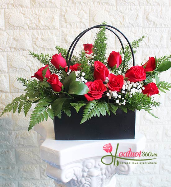 giỏ hoa hồng đỏ hàn quốc giỏ hoa hồng đỏ hàn quốc